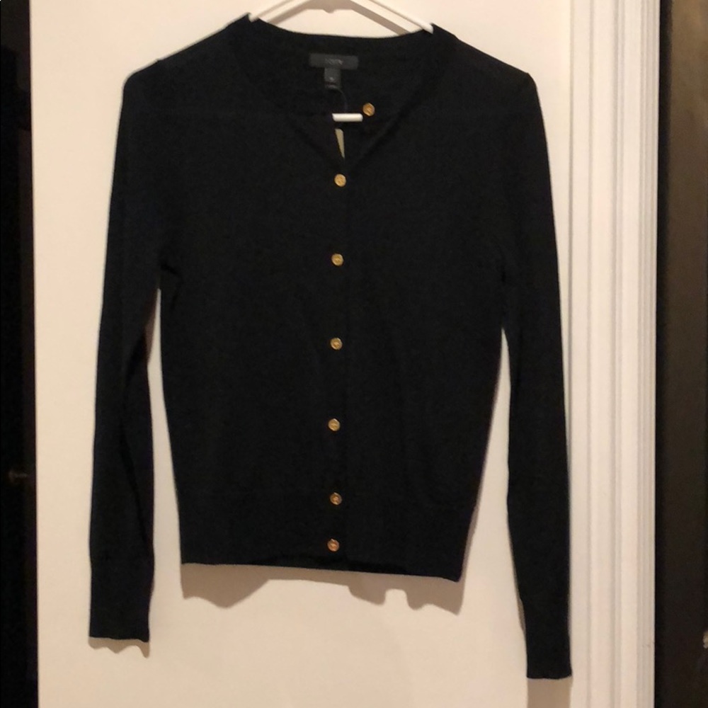 J Crew wool thin cardigan